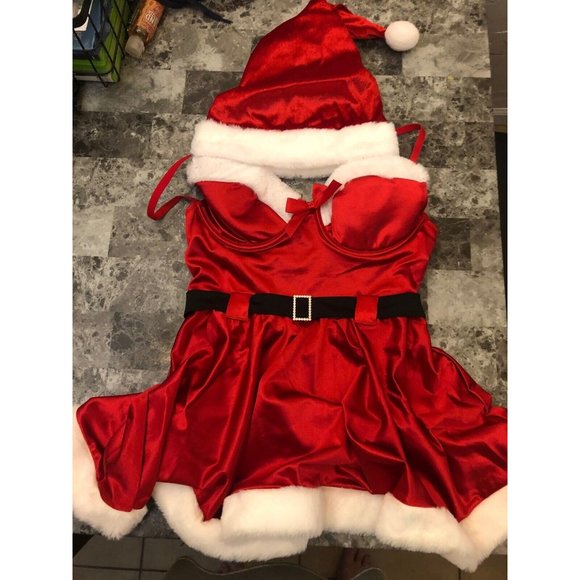 Yandy Other New Yandy Holiday Romance Lingerie Costume Santa Christmas Costume Role Play Sm